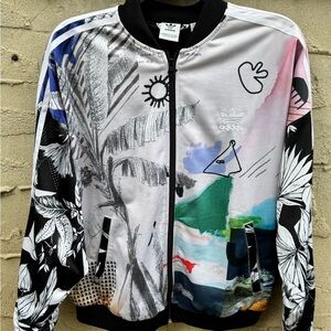 adidas Multicolor Graphic Bomber Jacket